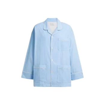 COACH Shirts Men Light Blue