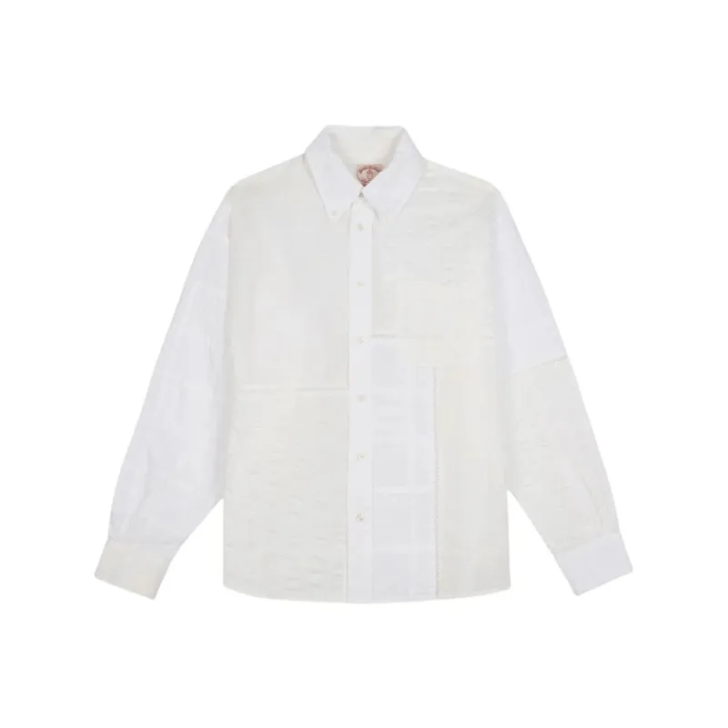 Brain Dead BROOKS BROTHERS Collaboration Shirts Unisex White-0