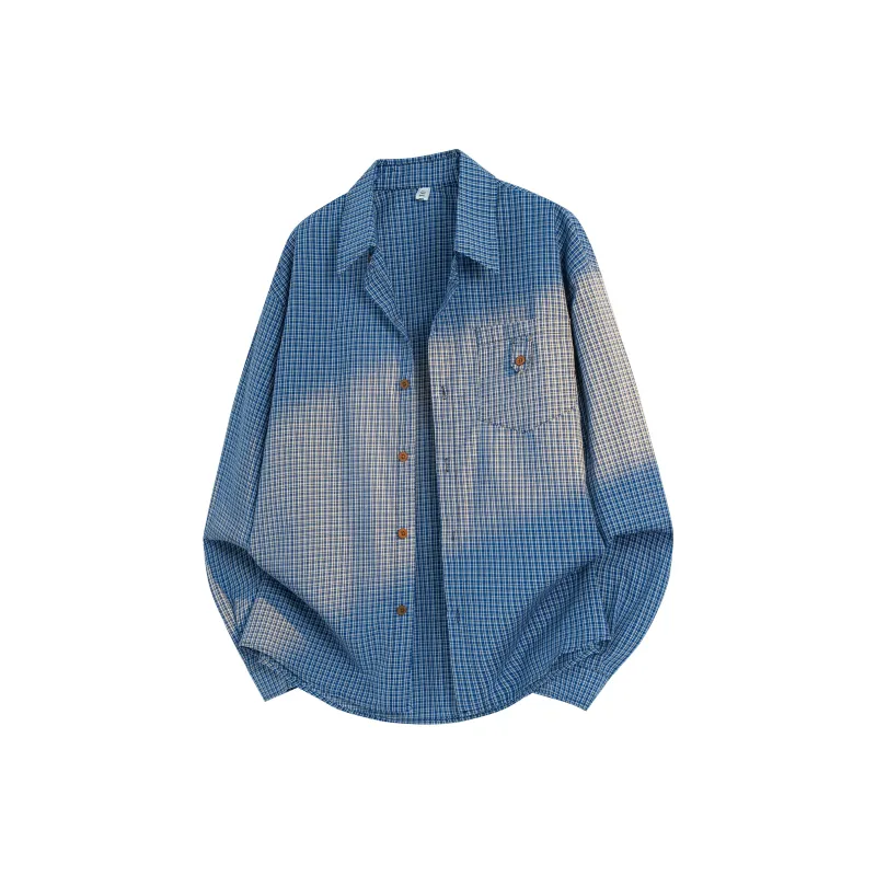 FORCEPULR Shirt Unisex Blue Long Sleeved Comes With A Random Short Sleeved Shirt-11