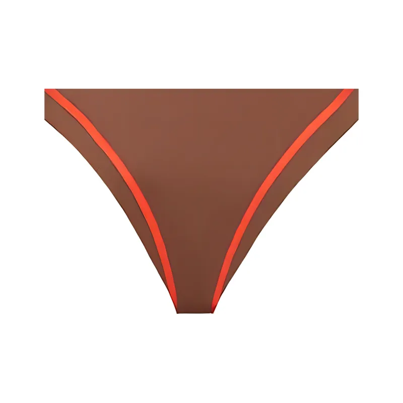 FENDI SS23 Two Piece Swimsuit Women's Brown-5