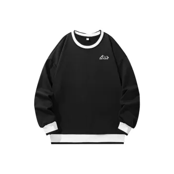 BaiYuan Trousers Sweatshirt Unisex Black