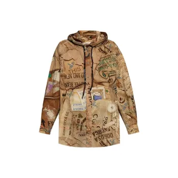 Vivienne Westwood Rubbish Printed Drawstring Hoodie