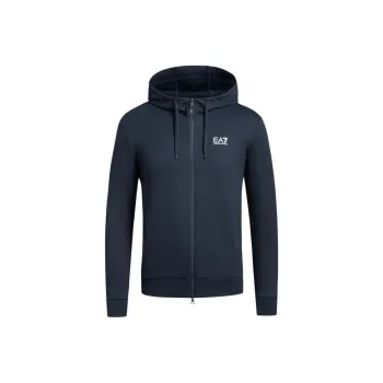 EMPORIO ARMANI Zip up Cotton Hoodie