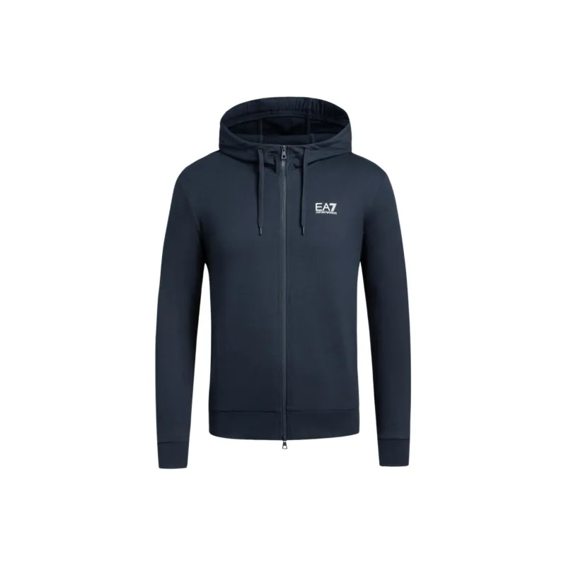 EMPORIO ARMANI Zip up Cotton Hoodie-0