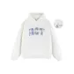 White (Blue Checkered Pattern) Fleece-Lined