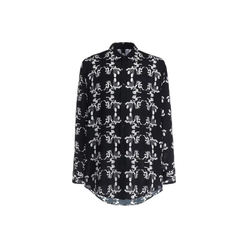 Yohji Yamamoto Superpower Magic Beauty Co branded Edition Shirts Unisex Black-0