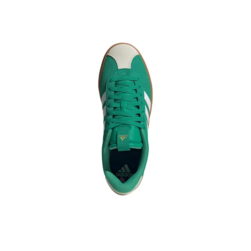 Adidas VL COURT 3.0 Anti-Slip Wear-Resistant Low-Top Skateboard Shoes Unisex Green-3