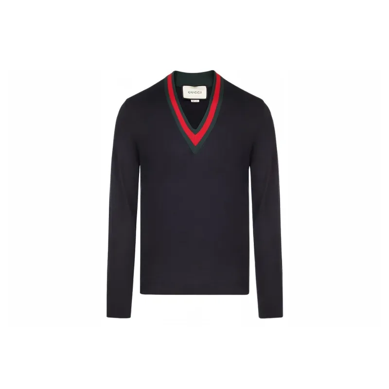 GUCCI Sweaters Men Navy Blue-0