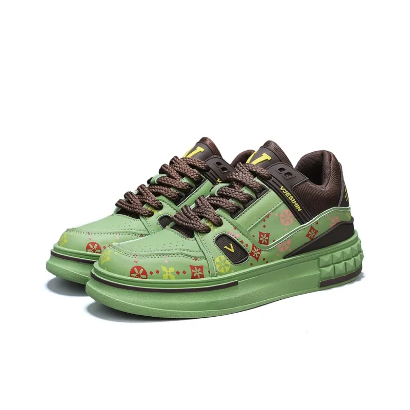 OUGLEMEN Cushioning, Lightweight, Breathable Low Top Skateboard Shoes Men's Box-14