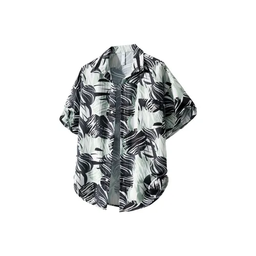 ORMY Celim Shirt Unisex Hawaiian Black