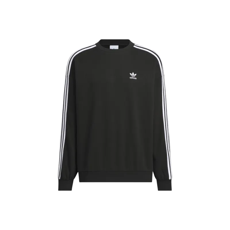 Adidas Originals ADICOLOR OVERSIZE CREW Sweatshirt Men's Black-0