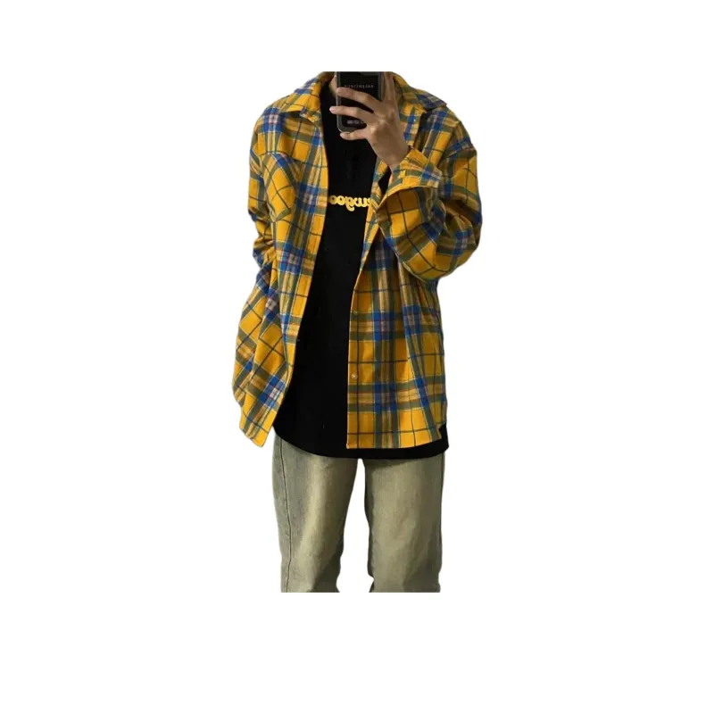 BENGEN Shirts Unisex Yellow-0