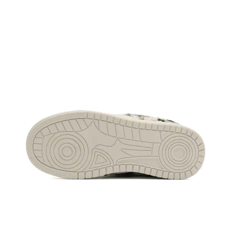OAOQ Slip Resistant, Abrasion Resistant, Lightweight, Breathable, Height Increasing Low Top Skateboard Shoes Unisex-11
