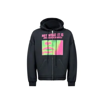 MM6 Maison Margiela Graphic-Printed Zip-Up Hoodie