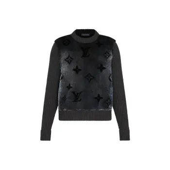 LOUIS VUITTON Sweater Men's Black