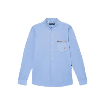 Hush Puppies Shirt Men's Medium Blue