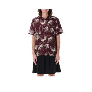 Sacai Floral Printed Bowling Shirt