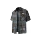 Blue Brown Plaid