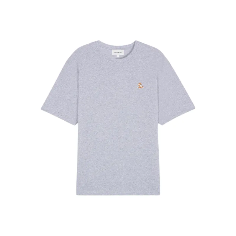Maison Kitsune Chillax Fox Patch Crewneck T Shirt-0