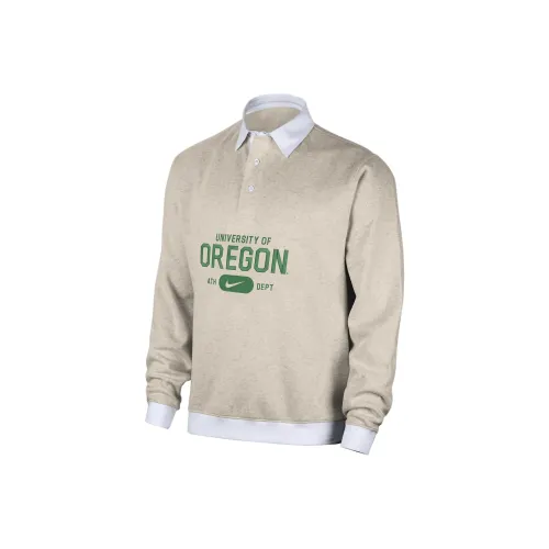 Nike Oregon Club Fleece Men's Nike College Long-Sleeve Polo