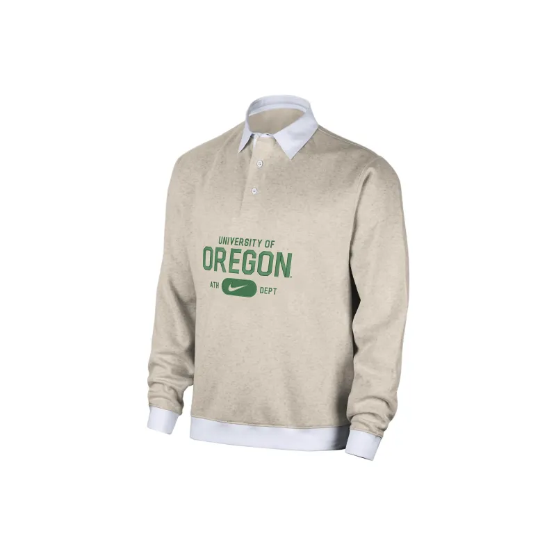 Nike Oregon Club Fleece Men's Nike College Long-Sleeve Polo-0