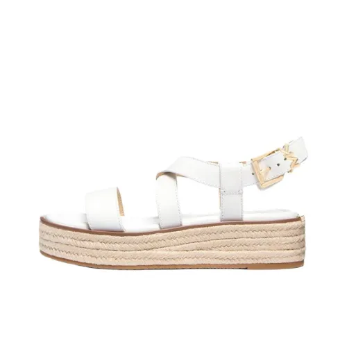MICHAEL KORS MK Lynn One Strap Sandals 5cm Women's White