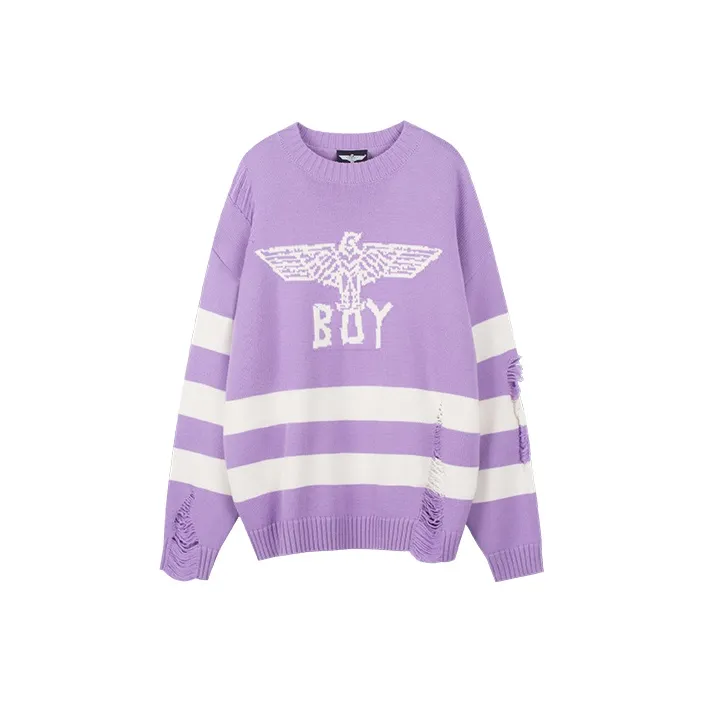 Boy London Sweaters Unisex Purple-0