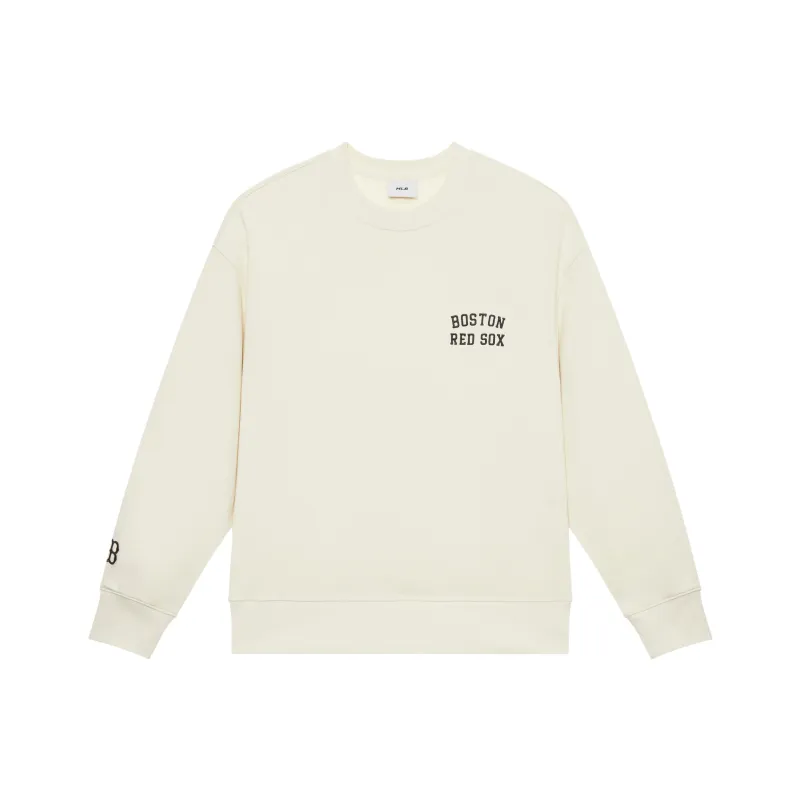 MLB Boston Red Sox Basic Collection 24FW Sweatshirt Unisex Dark Cream-0