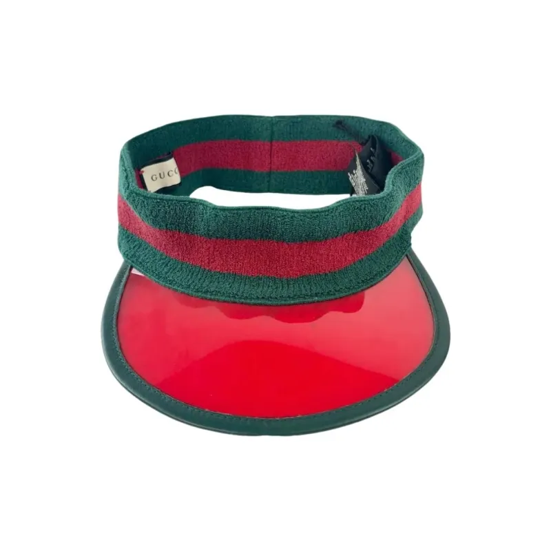 GUCCI Cotton Sun Protection Hats Women's Red-0