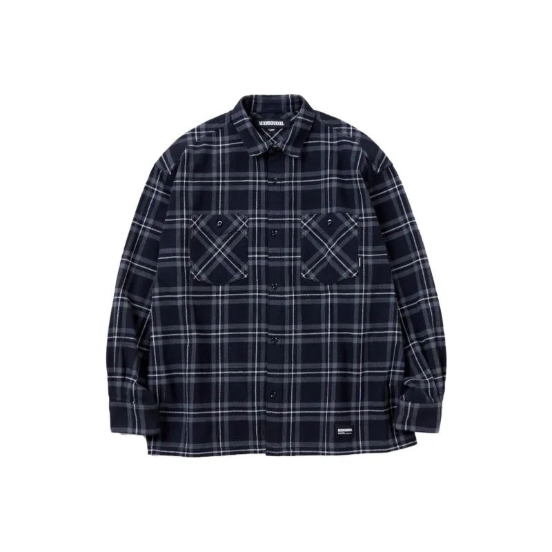 NEIGHBORHOOD Tartan Check Long Sleeve Shirt-0