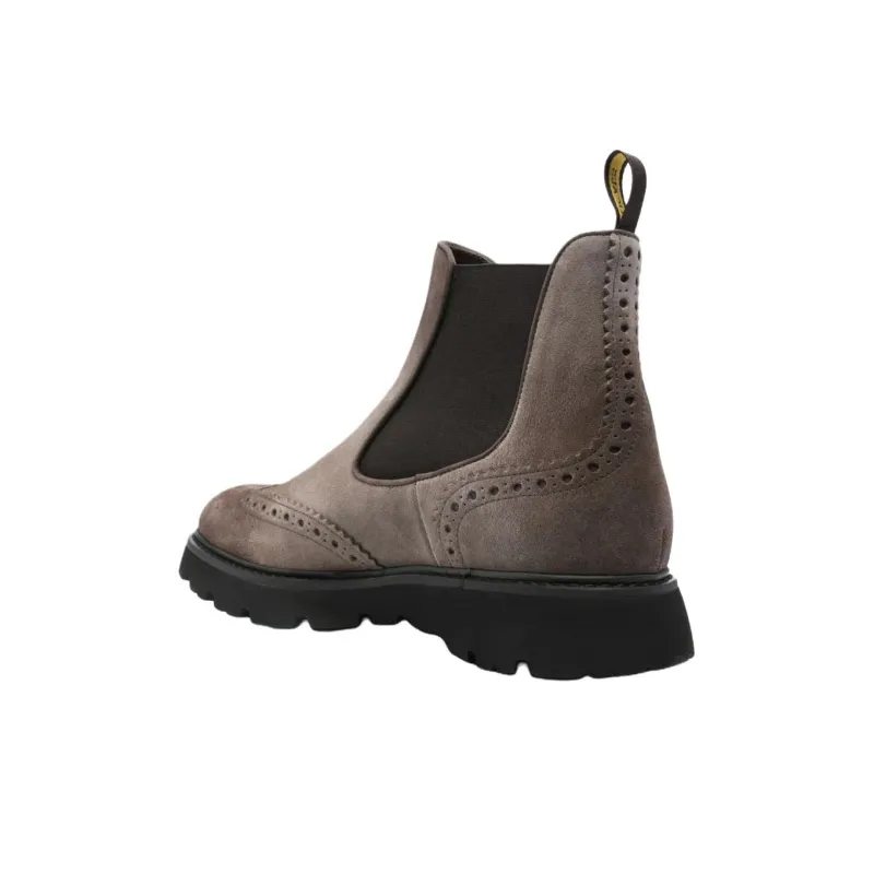 DOUCAL'S Round Toe Slip On Boots-3