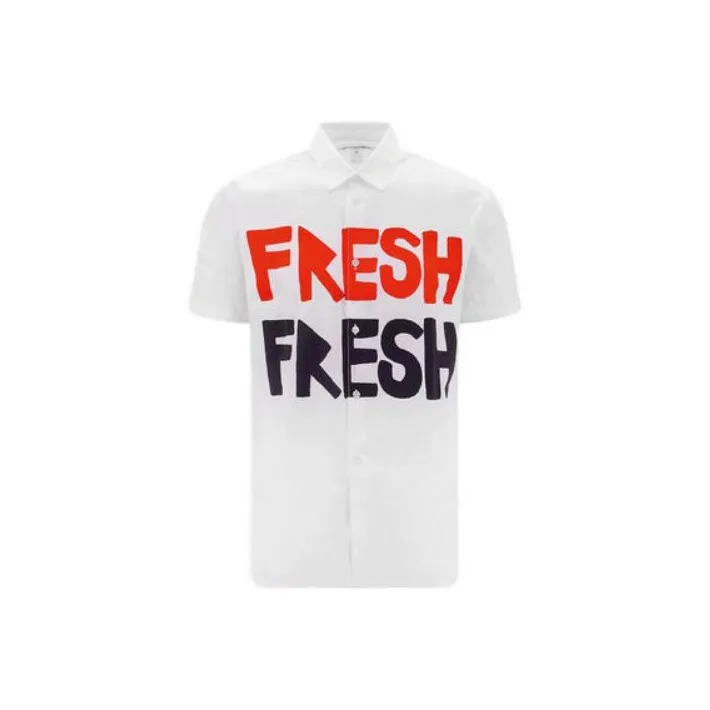 CDG Shirts Men White-0