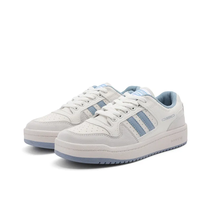 DEERWAY Height Increasing, Abrasion Resistant, Lightweight, And Breathable Low Top Casual Shoes Women's Sea Salt Blue-1