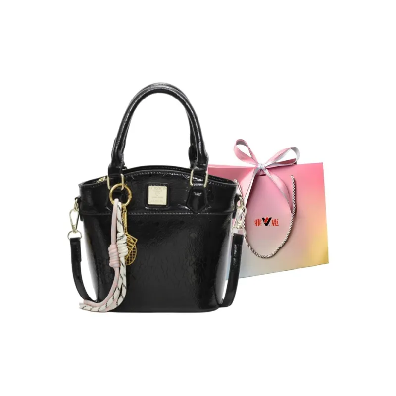 Yalu PU Handbag Regular Women's Black/White/Red/Pink-0