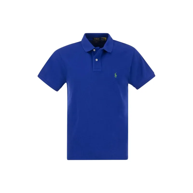 Polo Ralph Lauren Logo Embroidered Short-Sleeved Polo Shirt-0