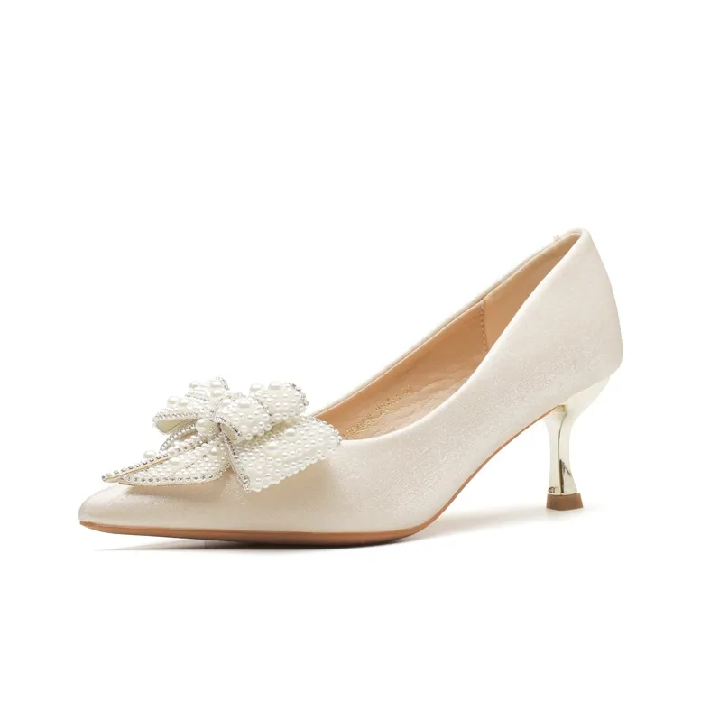 Zomila Slim Heel High Heels Women's Apricot-0