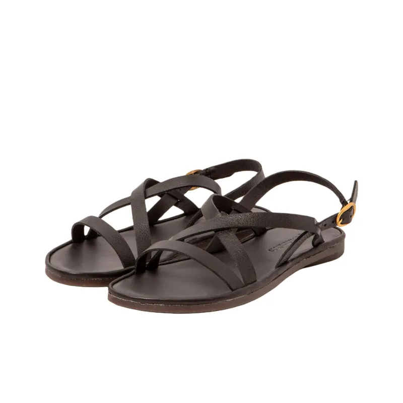 El Naturalista TULIP One Strap Sandals Women's Black-1