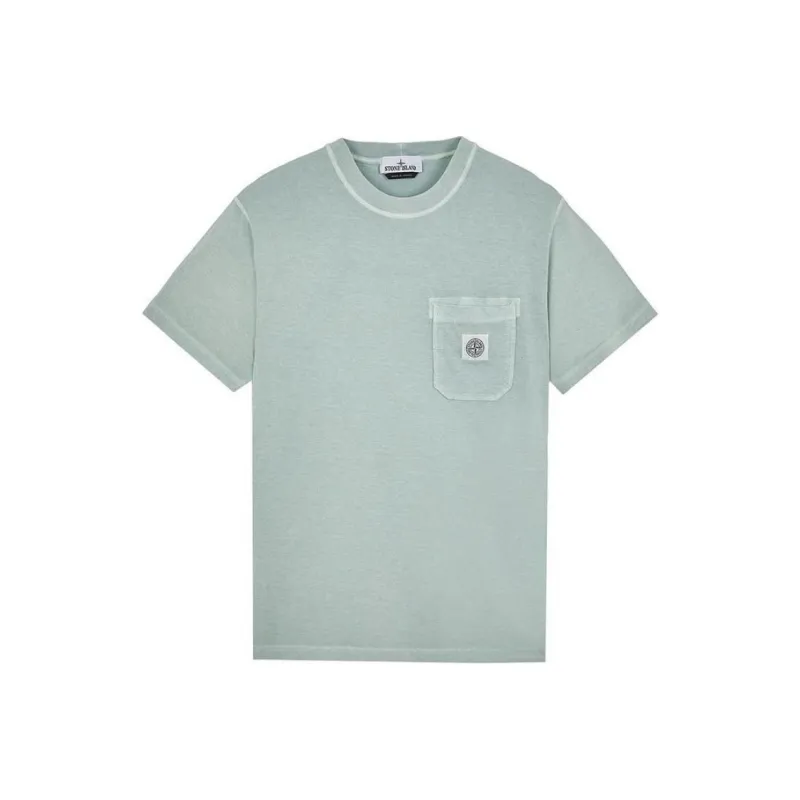 STONE ISLAND T Shirt Men's Sky Blue-0