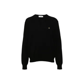 Vivienne Westwood Alex Orb Embroidered Crewneck Jumper
