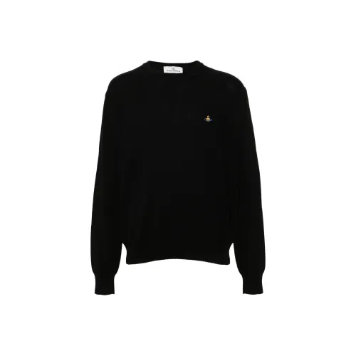 Vivienne Westwood Alex Orb Embroidered Crewneck Jumper