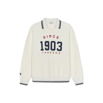 MLB New York Yankees Sweatshirt Unisex Cream