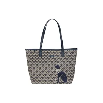 The British Museum Synthetic Leather Shoulder Bag Women's Blue