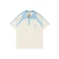 Light Apricot & Light Blue