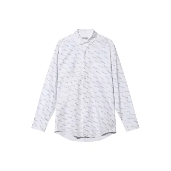TCH FW23 Shirt Unisex White With Silver Logo