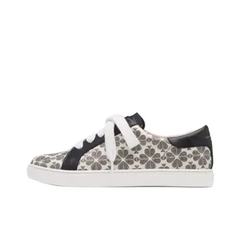 Kate Spade Erin Low Top Skateboard Shoes Women's Black White