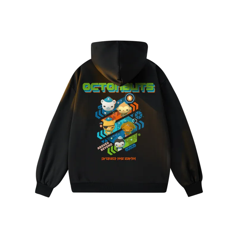 Small Columns Under The Sea Hoodie Unisex-4