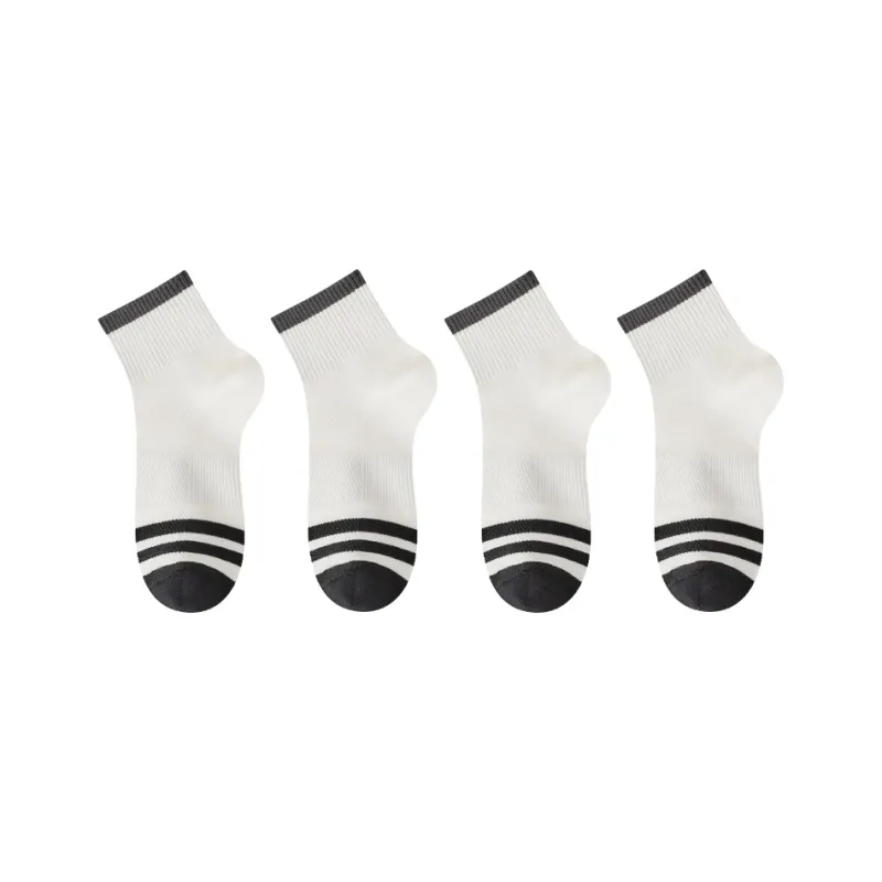 FAIRWHALE Ankle Socks Unisex 4 Pack-16