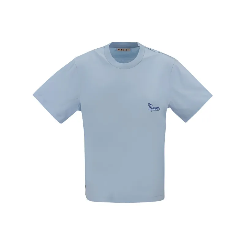 MARNI Basic T Shirts 3 Pack 'Green/Blue/Pink'-4