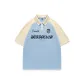 Beige Apricot/Light Blue