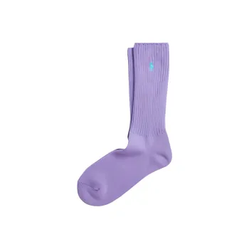 Polo Ralph Lauren SS24 Knee-High Socks Men's 1 Pack Purple